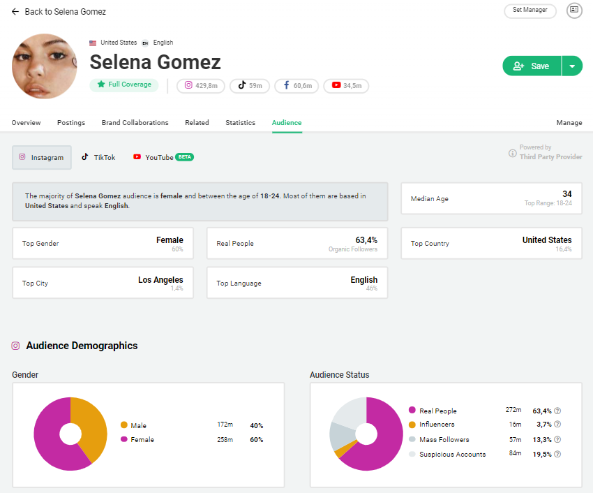 Bin der Ansicht Zusammenarbeit mit Megastar Selena Gomez