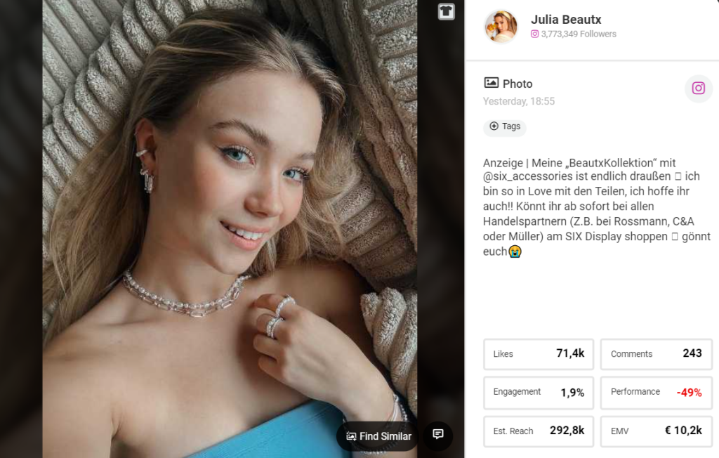 Image of a Post Julia Beautx