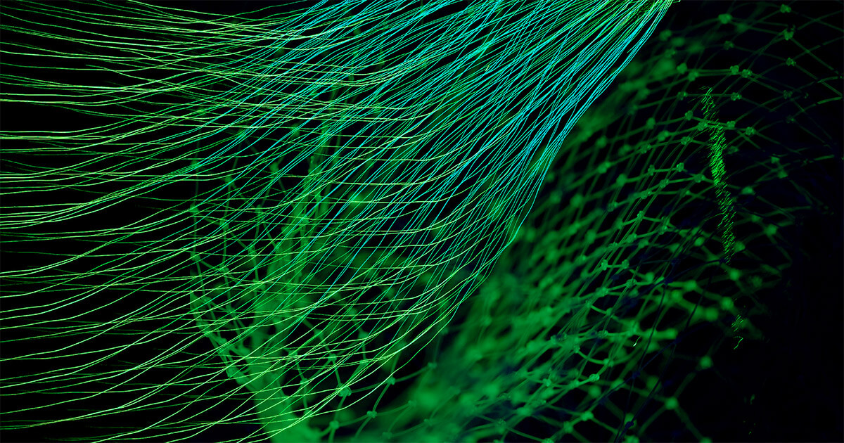 Ein Bild mit einer Abstrakten Netzstruktur, soll Analytics unterstreichen.
