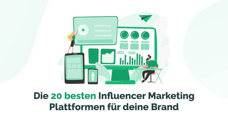 Bild mit einem Mann sitzt vor Computer und weiß nicht was die besten Influencer Marketing Plattformen sind