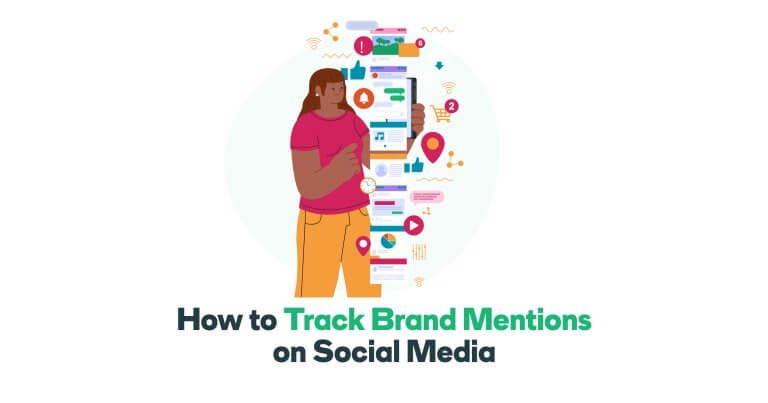 A person monitors many social networks and searches for mentions.