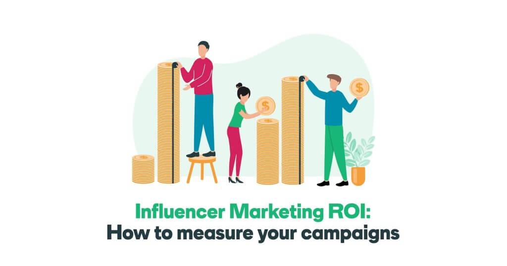 People stacking money they have collected from marketing tracking ROI