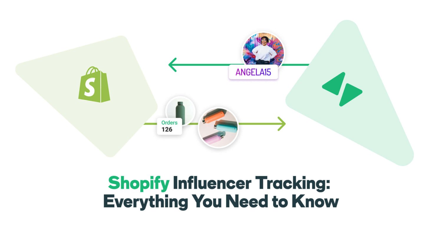 An image showing the data flow between Shopify and the influencer marketing software Storyclash.