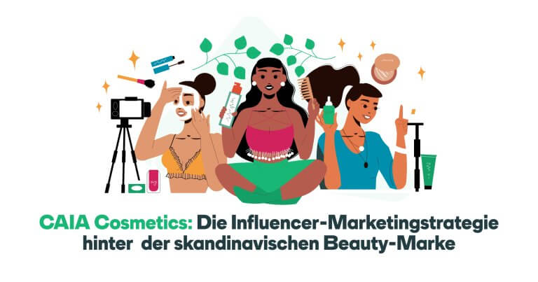 A photograph of a group of people who are beauty influencers