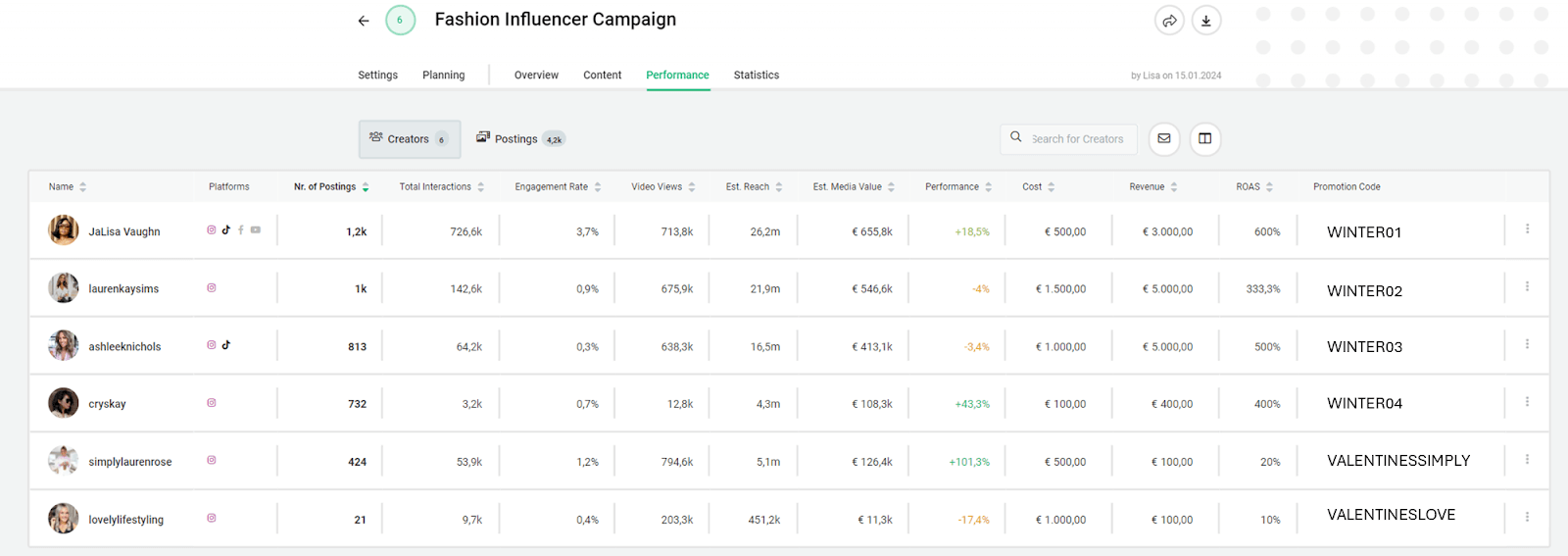 Bild Storyclash und seiner Influencer-Marketing-Plattform