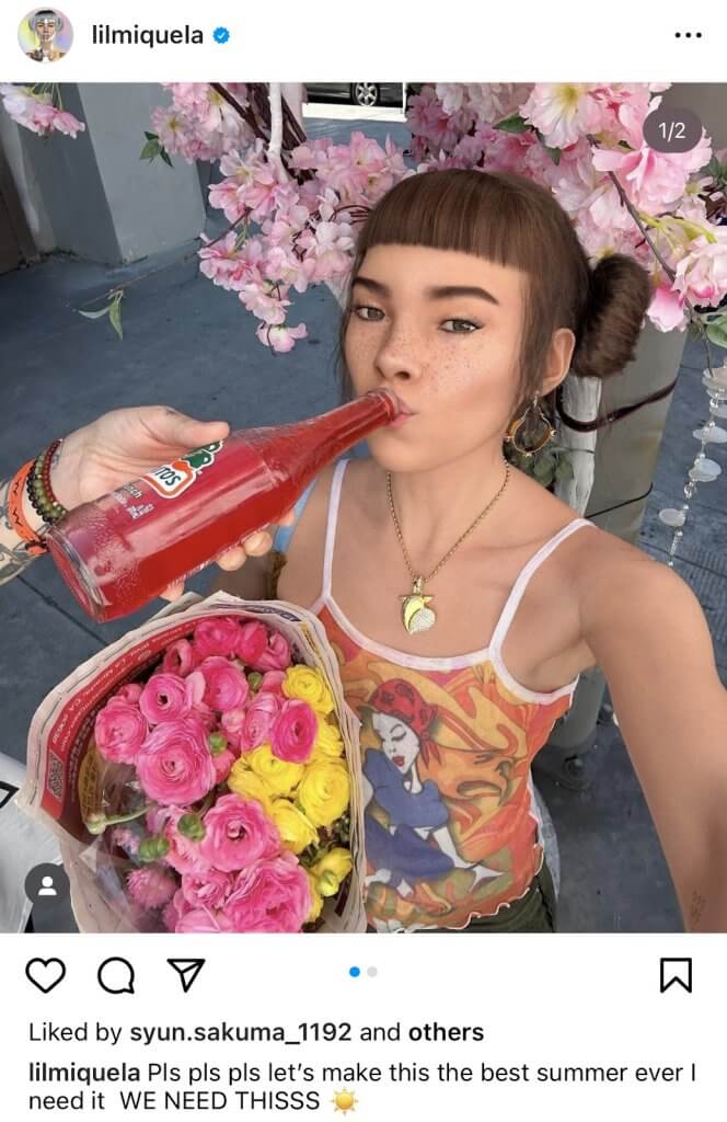 Bild der Influencerin Miquela Sousa