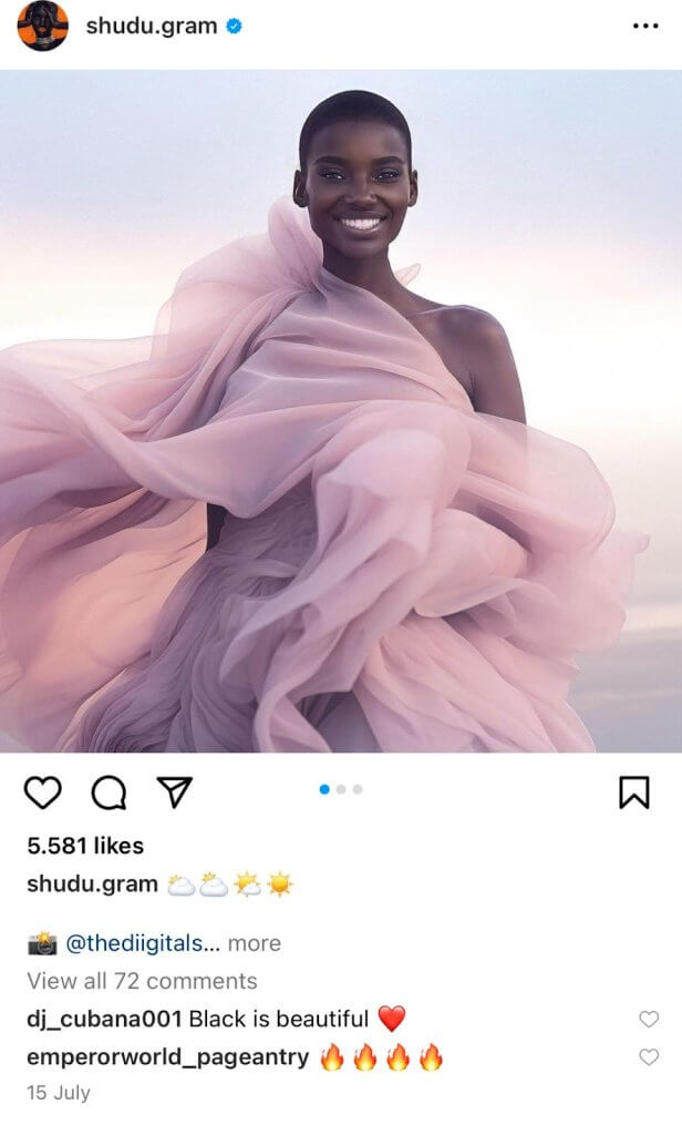 Bild der Influencerin Shudu