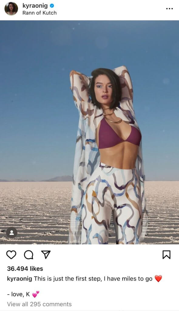 Bild der Influencerin Kyra