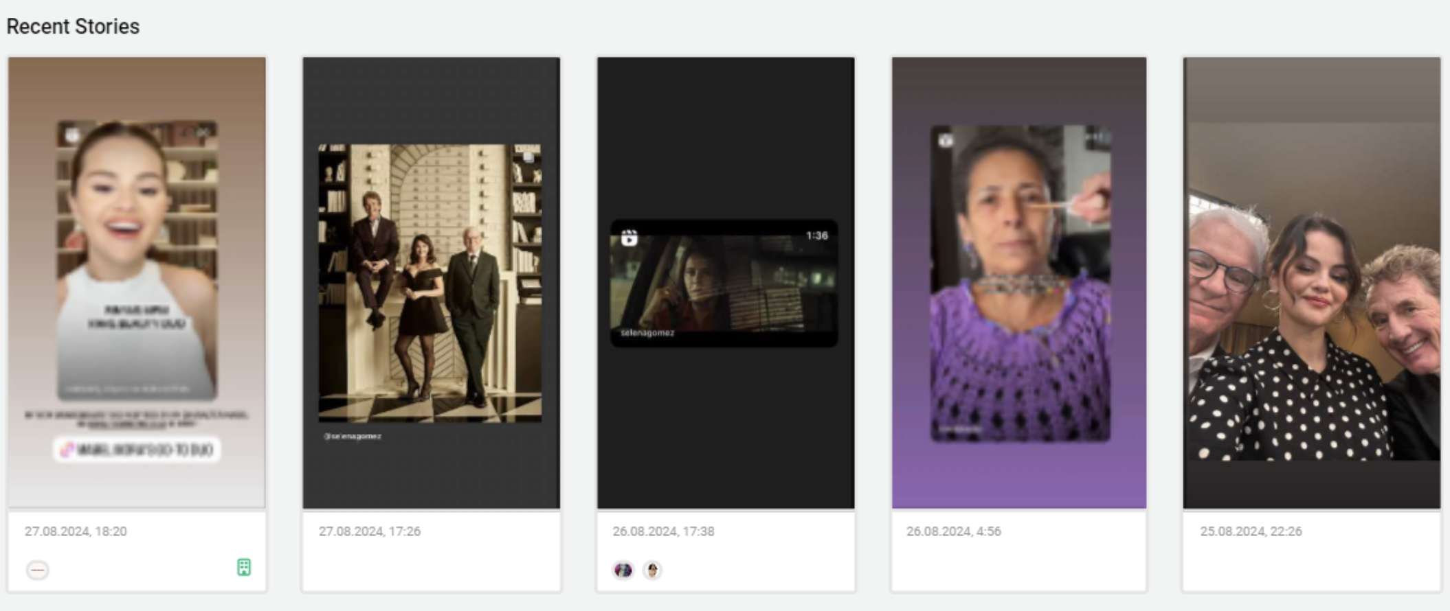 Aktuelle Stories von Selina Gomez in Storyclash