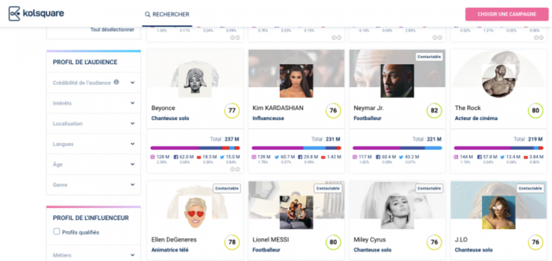 Eine visuelle Darstellung Kolsquare Software Screenshot