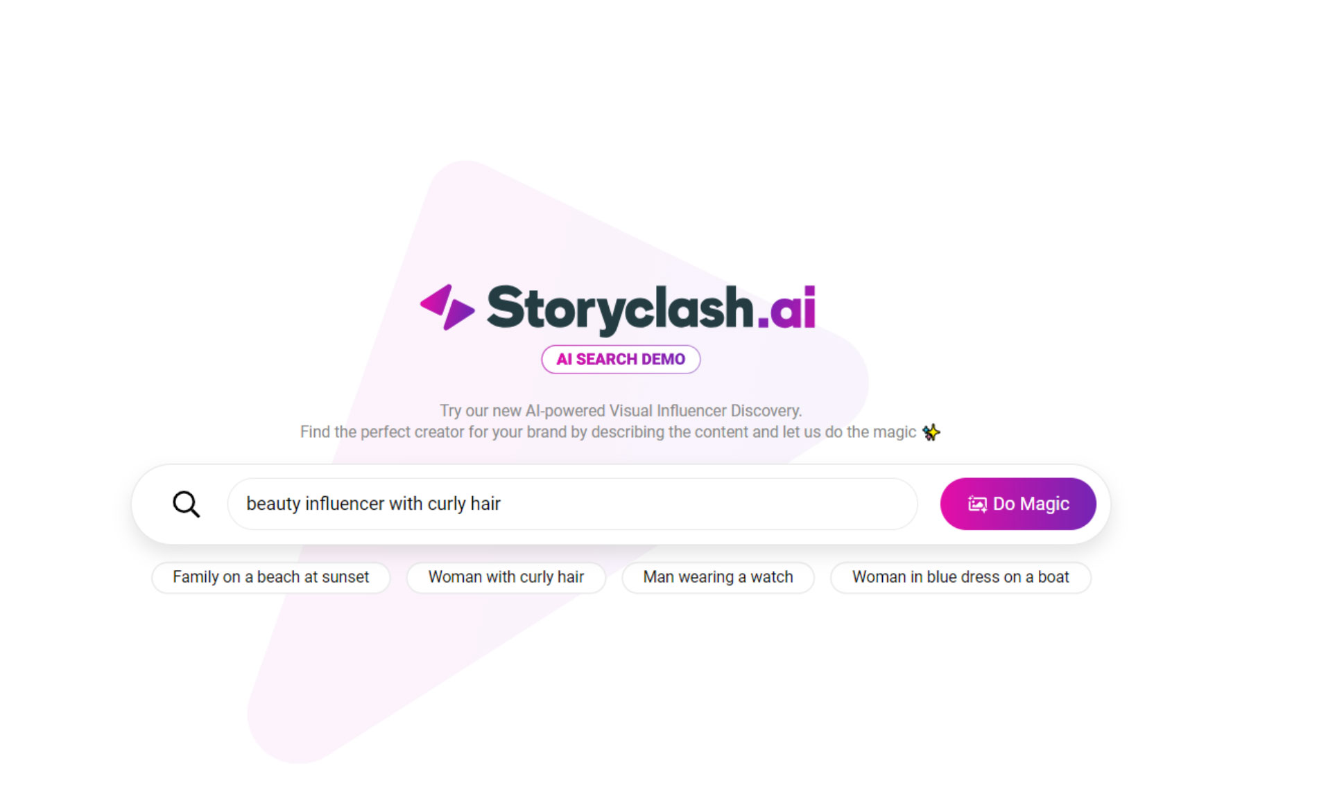 User Interface von Storyclash.ai