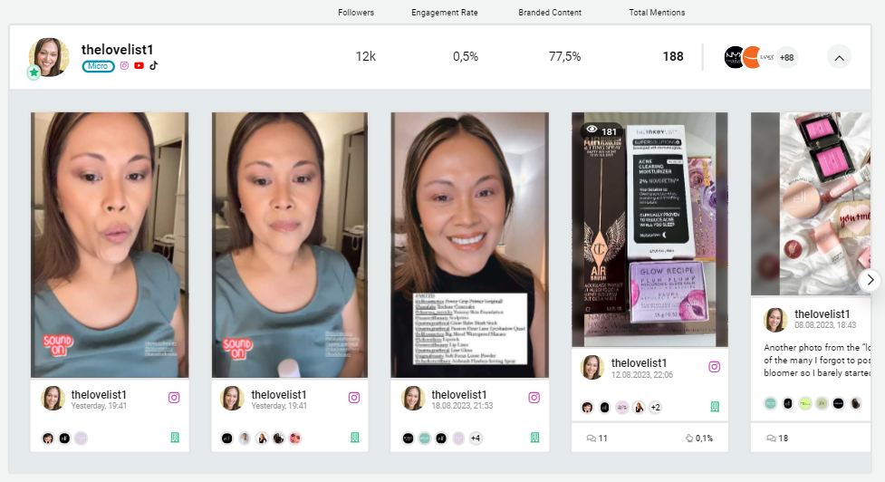 Image-Mikro-Influencer, mit dem elf arbeitet