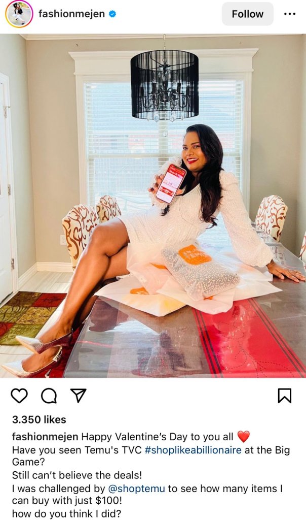 Image Example Temu’s messaging reflects people’s deeper needs