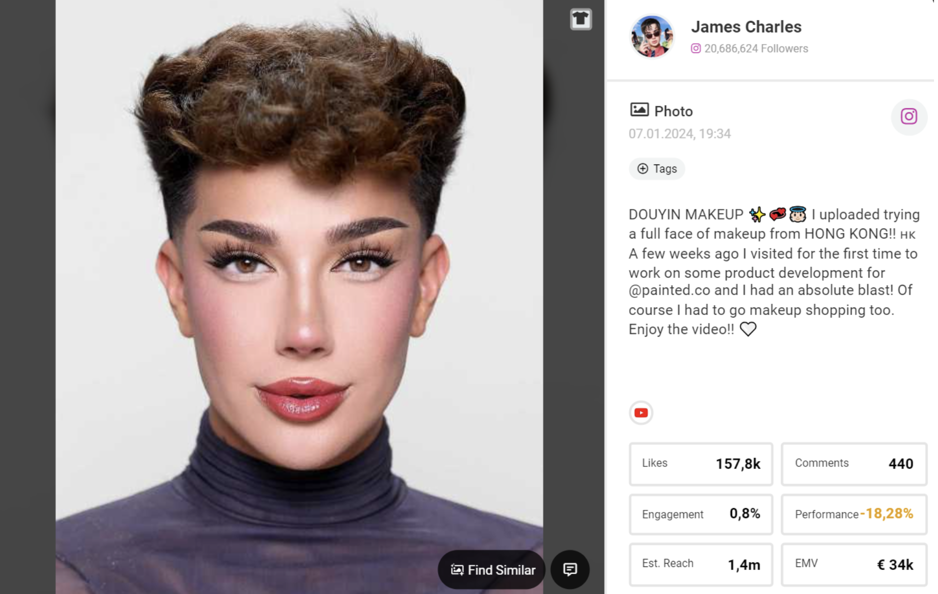 Image from Profil James Charles