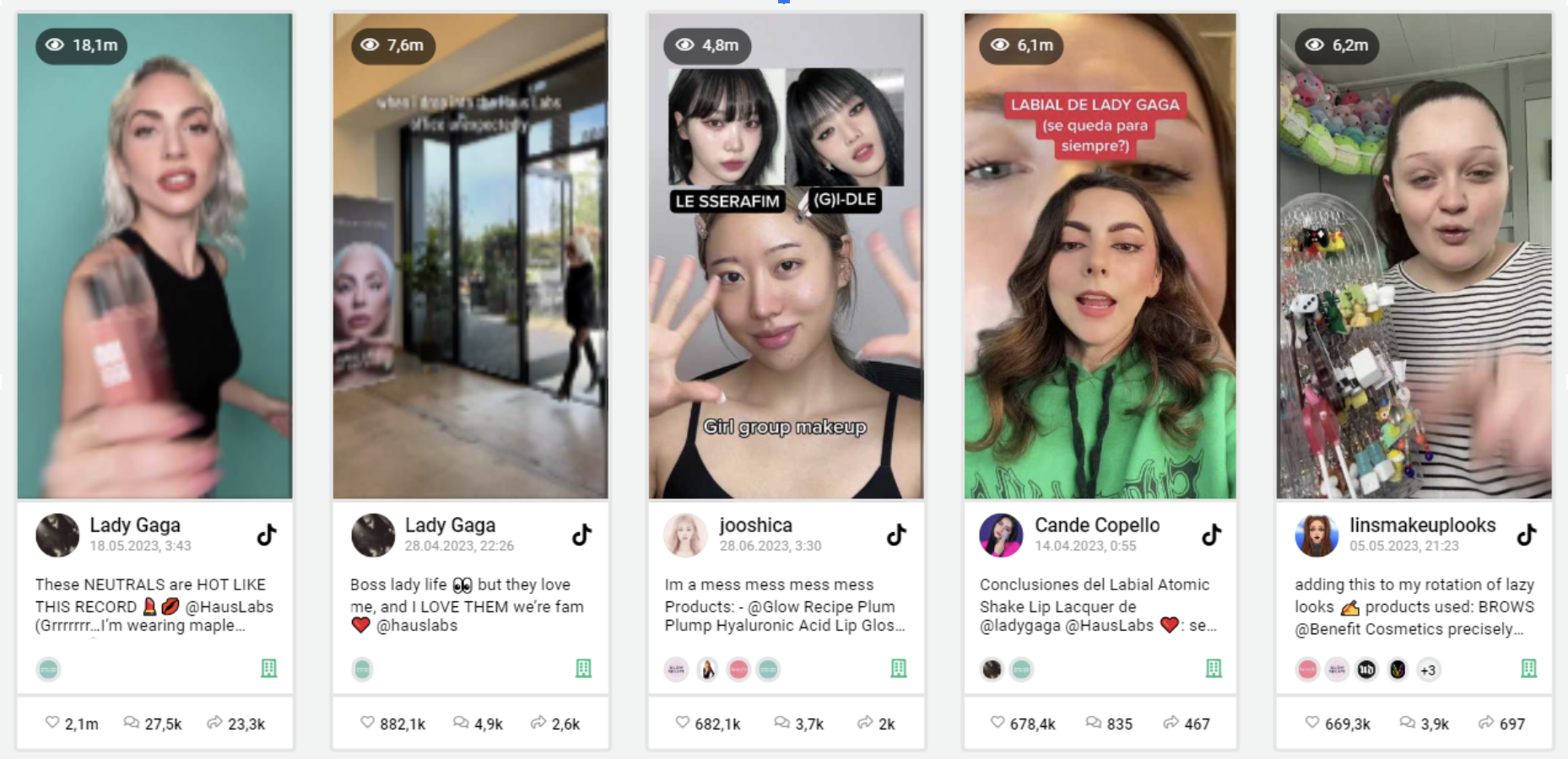 Image Postings 294 creators mentioned Haus Labs