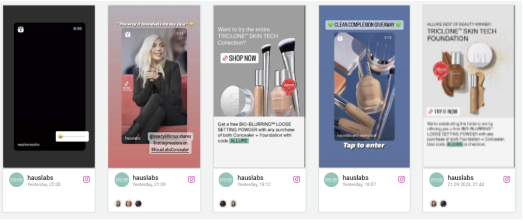 Image from Lady Gaga and the products Post