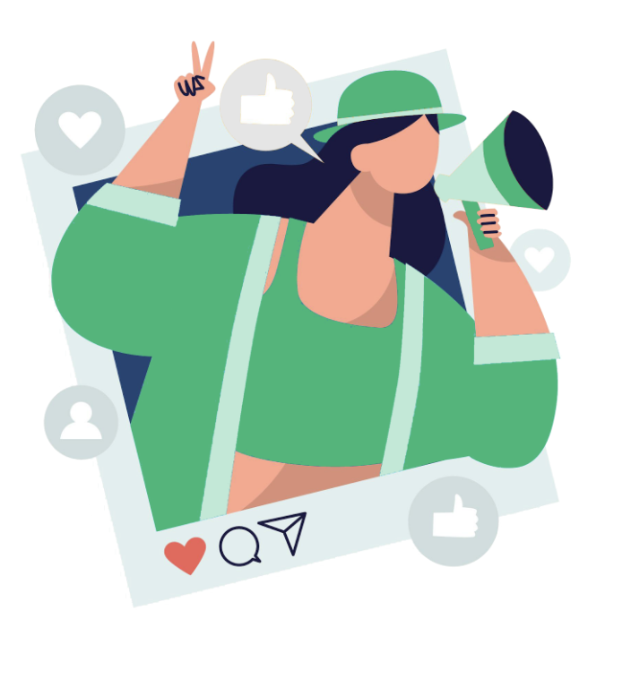 Grafik Influencer Relationship Management Schmuck Grafik