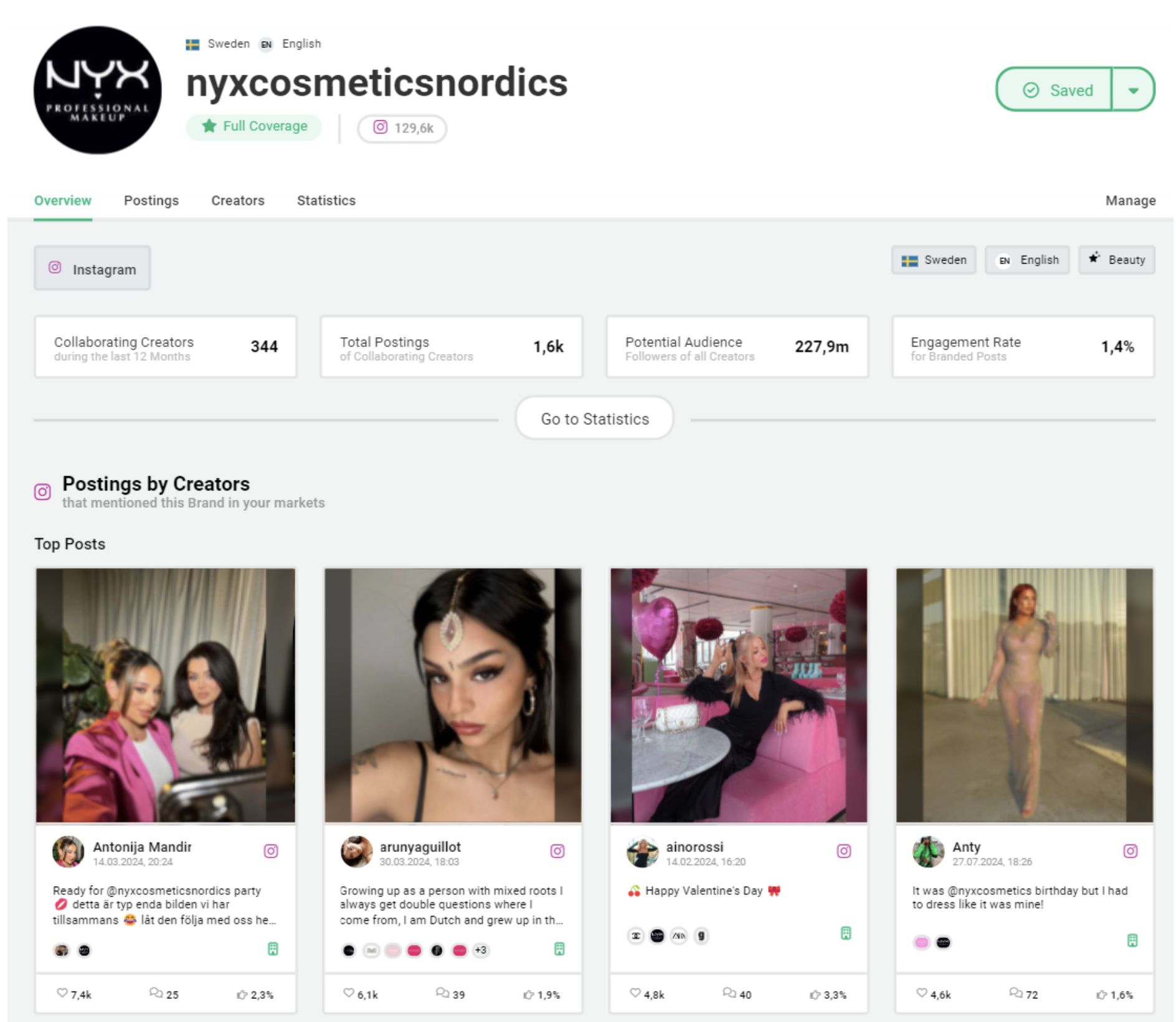 Profile picture in Storyclash by NYX Pro Makeup Nordics